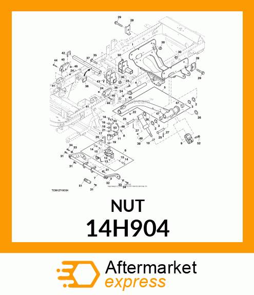 NUT, HEX JAM 14H904