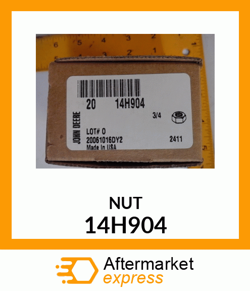 NUT, HEX JAM 14H904