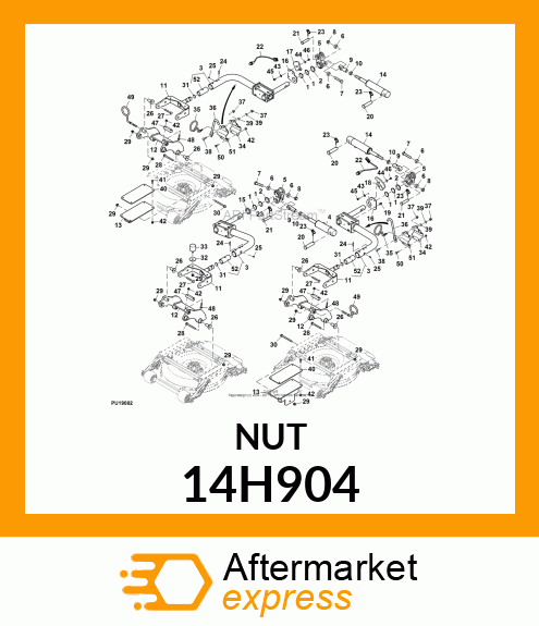 NUT, HEX JAM 14H904