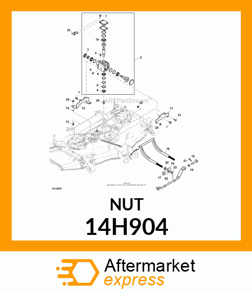 NUT, HEX JAM 14H904