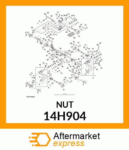 NUT, HEX JAM 14H904