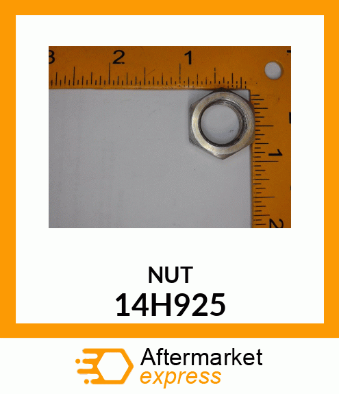 NUT, HEX JAM 14H925