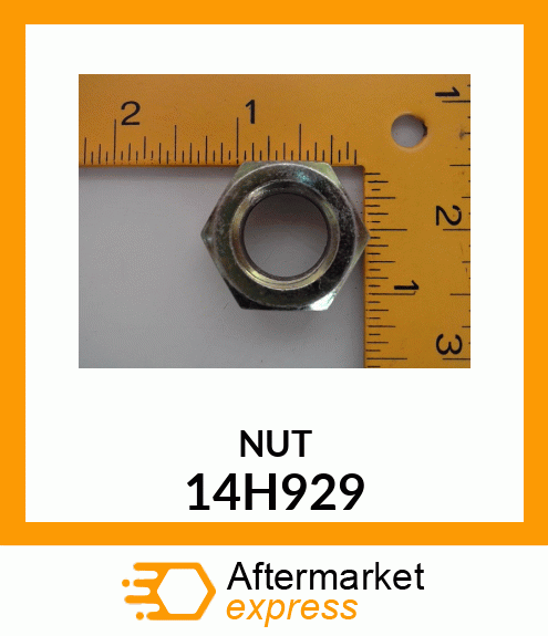 NUT, HEX JAM 14H929