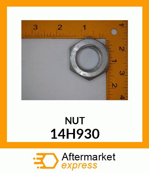 NUT, HEX JAM 14H930