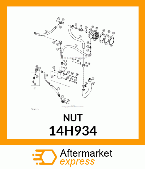 NUT, HEX JAM 14H934