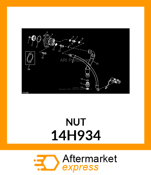 NUT, HEX JAM 14H934