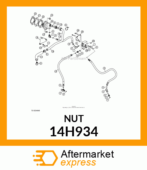 NUT, HEX JAM 14H934