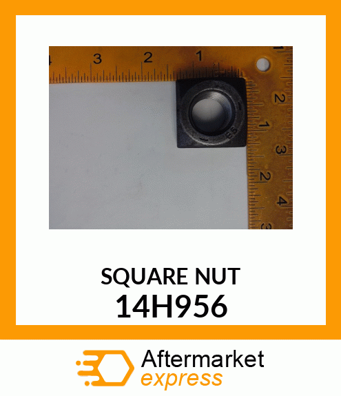 NUT, HEAVY SQUARE 14H956