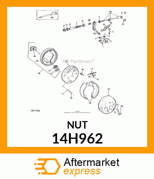 NUT, HEX 14H962