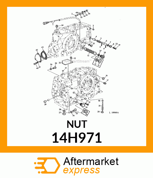 NUT, HEAVY HEX JAM 14H971