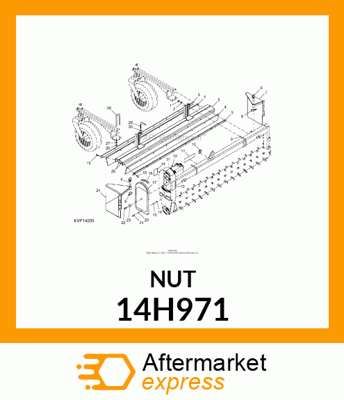 NUT, HEAVY HEX JAM 14H971