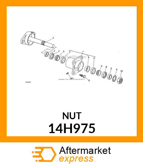 NUT, HEX JAM 14H975