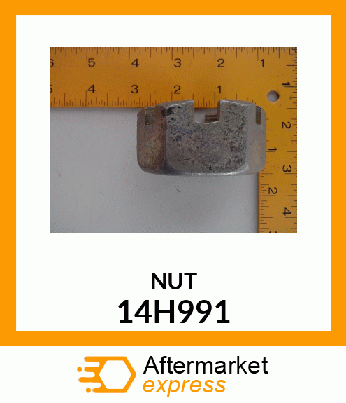 NUT, HEX SLOTTED 14H991