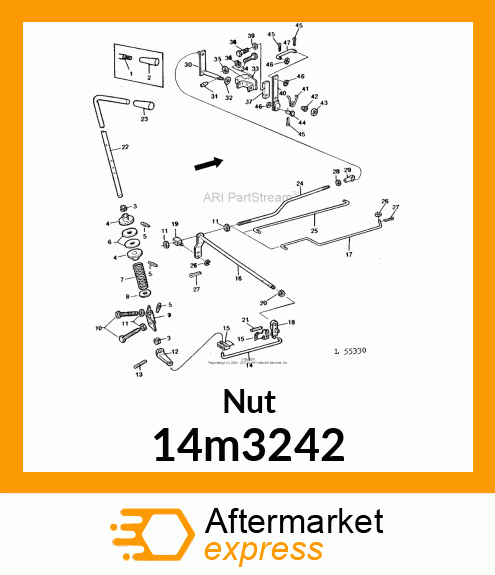 Nut 14m3242