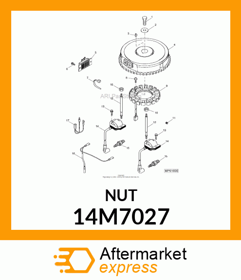 Nut 14M7027
