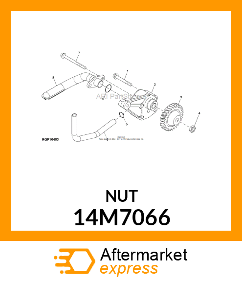 NUT, METRIC, THIN HEX 14M7066