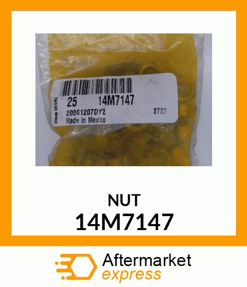 NUT, METRIC, HEX 14M7147