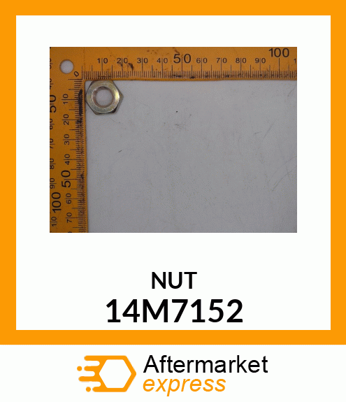 NUT, METRIC, THIN HEX 14M7152