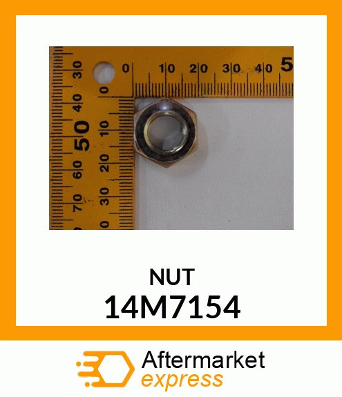 NUT, METRIC, THIN HEX 14M7154