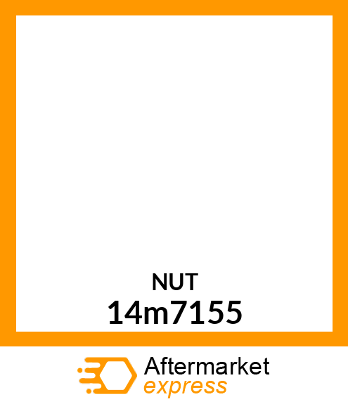 NUT, METRIC, THIN HEX 14m7155