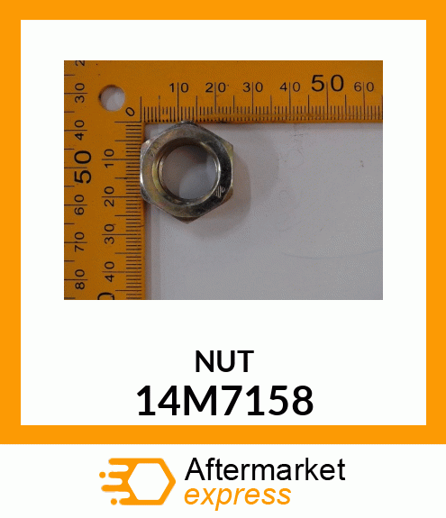 NUT, METRIC, THIN HEX 14M7158