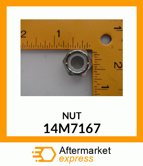 NUT, METRIC, HEX PREVAILING TORQUE 14M7167