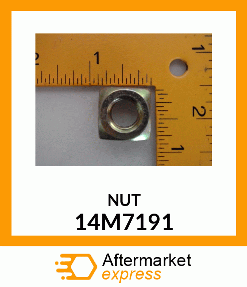 NUT, METRIC SQUARE 14M7191