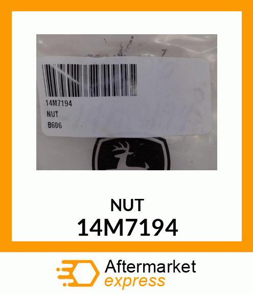 NUT, METRIC, THIN HEX 14M7194