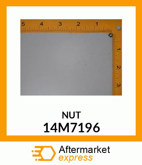 NUT, METRIC, HEX 14M7196