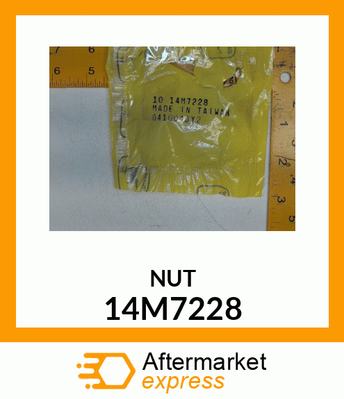 NUT, METRIC, L.H. THREAD HEX 14M7228