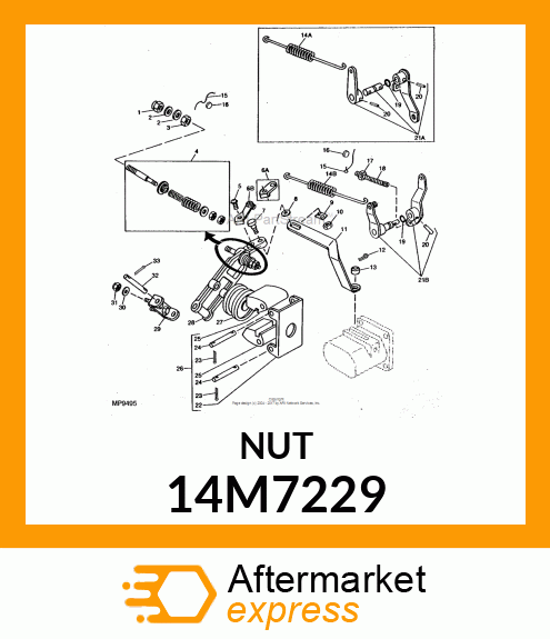 NUT, METRIC, THIN HEX 14M7229