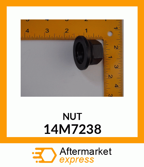 NUT, METRIC, HEX FLANGE 14M7238