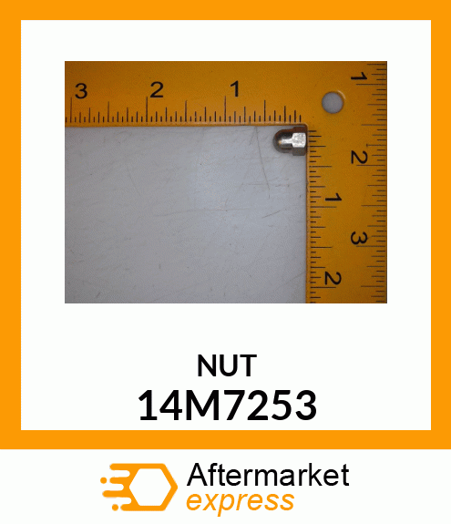 NUT, METRIC, HEX CROWN 14M7253