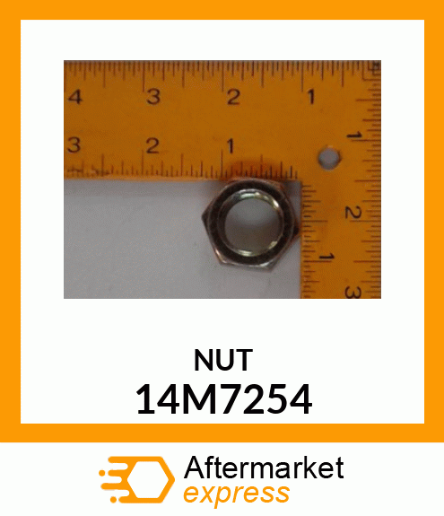 NUT, METRIC, THIN HEX 14M7254