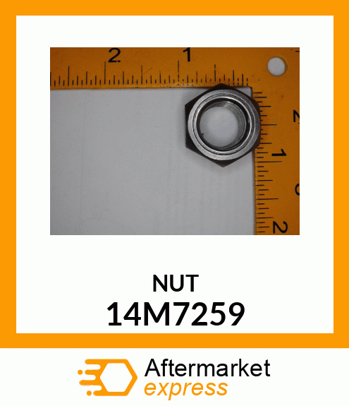 NUT, PROJECTION WELD, METRIC HEX 14M7259