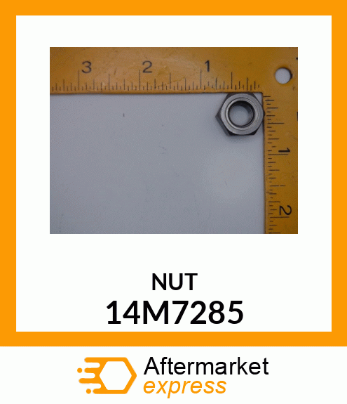 NUT, PROJECTION WELD, METRIC HEX 14M7285