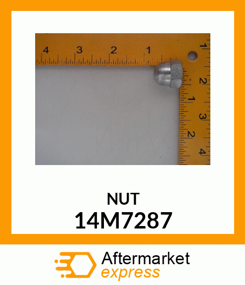 NUT, METRIC, HEX CROWN 14M7287