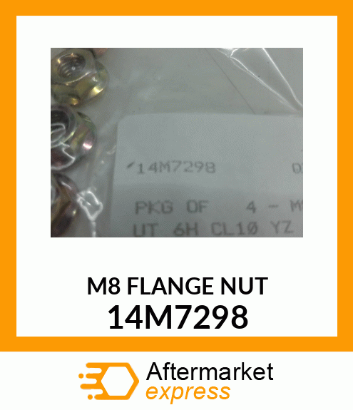 NUT, METRIC, HEX FLANGE 14M7298