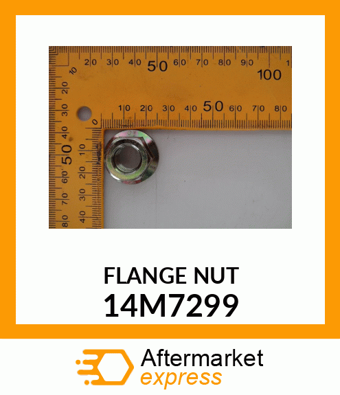 NUT, METRIC, HEX FLANGE 14M7299