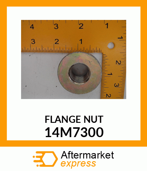 NUT, METRIC, HEX FLANGE 14M7300