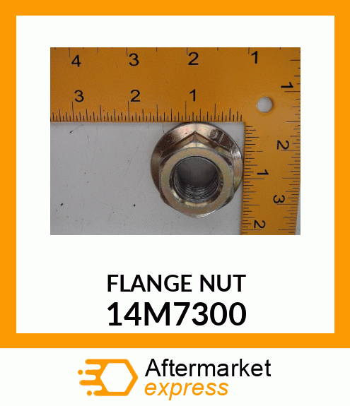 NUT, METRIC, HEX FLANGE 14M7300