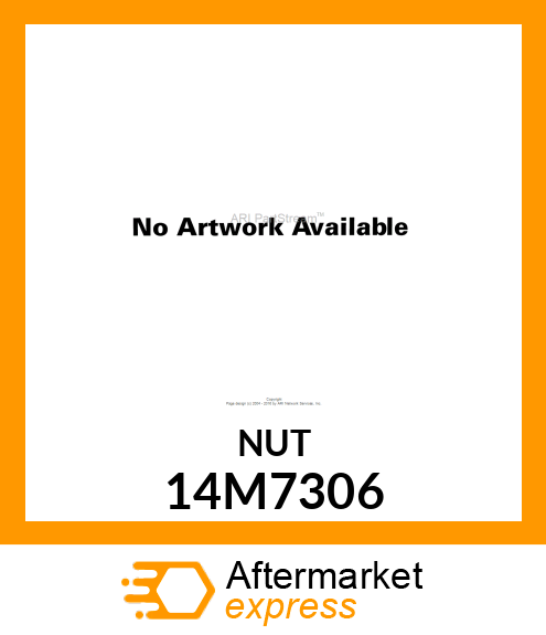 NUT, METRIC, HEX 14M7306