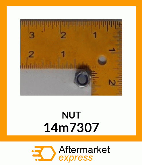 NUT, METRIC, HEX PREVAILING TORQUE 14m7307