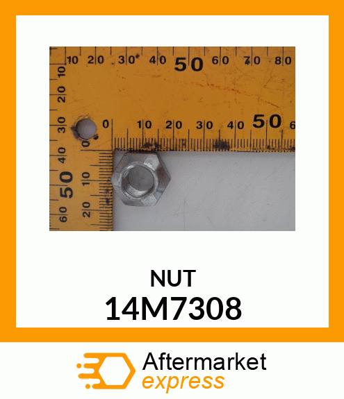 NUT, METRIC, HEX PREVAILING TORQUE 14M7308