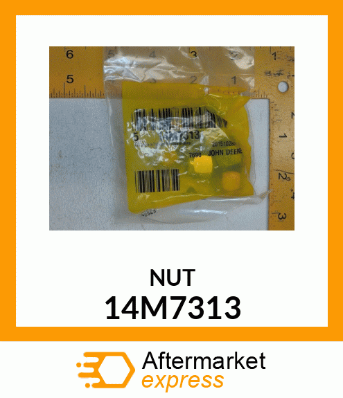 NUT, METRIC, HEX PREVAILING TORQUE 14M7313