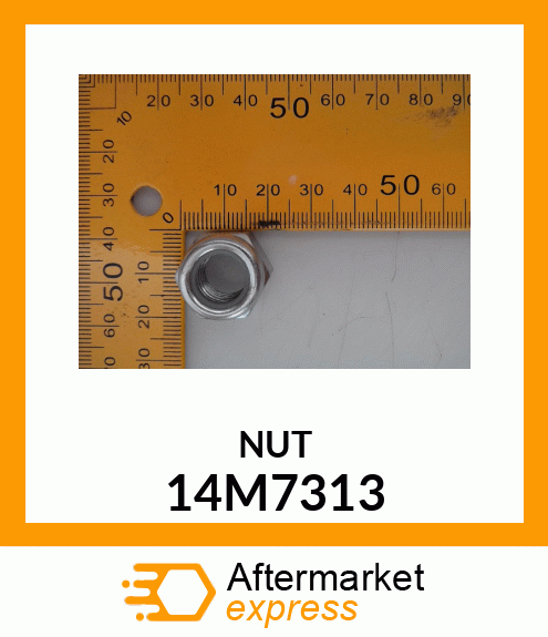 NUT, METRIC, HEX PREVAILING TORQUE 14M7313