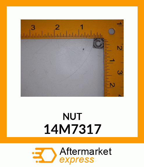 NUT, METRIC WELD, SQUARE 14M7317