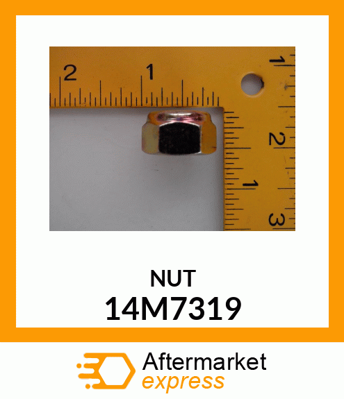 NUT, METRIC, HEX PREVAILING TORQUE 14M7319