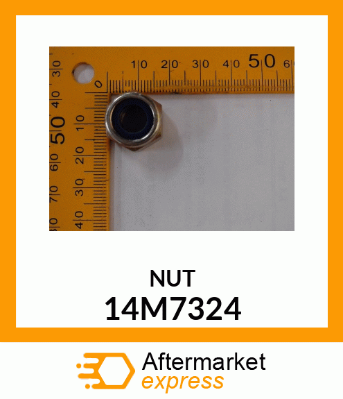 NUT, METRIC, HEX PREVAILING TORQUE 14M7324