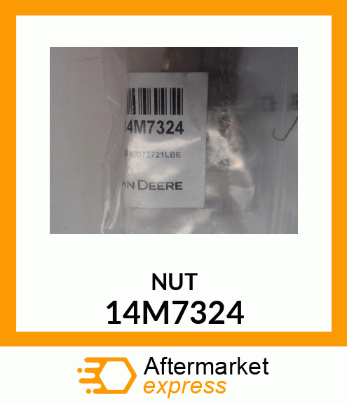 NUT, METRIC, HEX PREVAILING TORQUE 14M7324